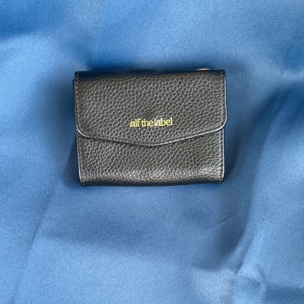 Alf the Label Black Leather Card Holder